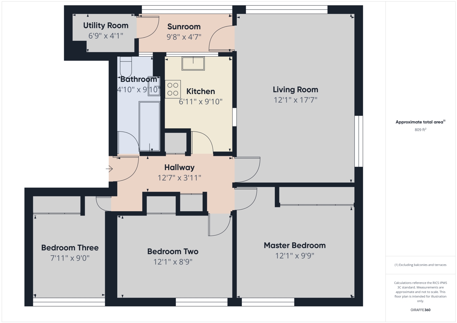 Floorplan for Wellington Place, Frenchay, Bristol.