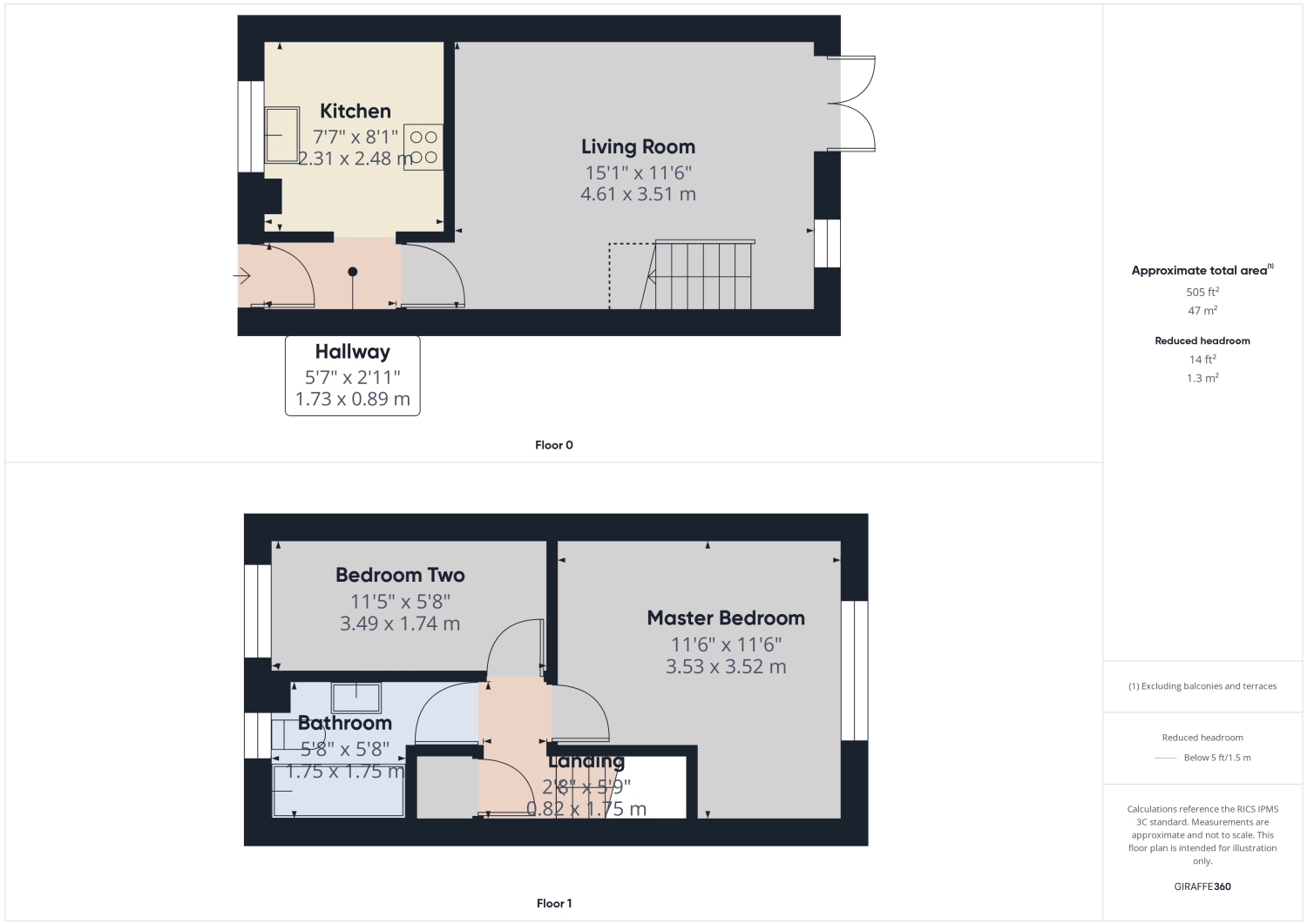 Floorplan for The Willows, Yate, Bristol.