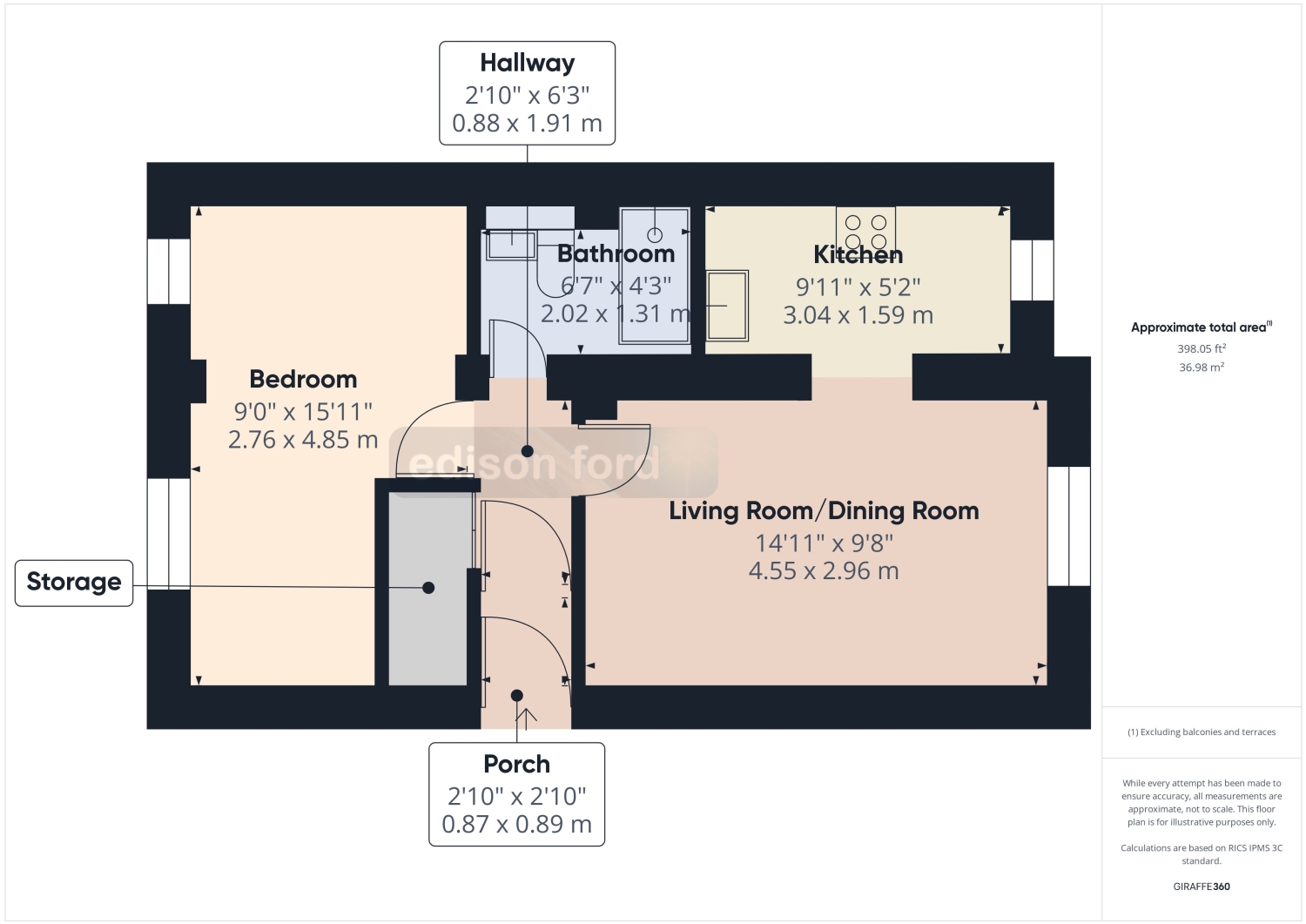 Floorplan for Hay Leaze, Yate, Bristol.